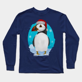 Winter puffin Long Sleeve T-Shirt